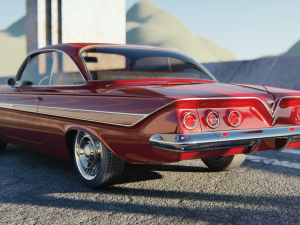 Chevrolet Impala 1961 3D मॉडल