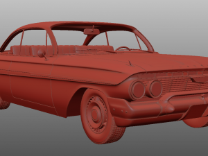 Chevrolet Impala 1961 3D मॉडल