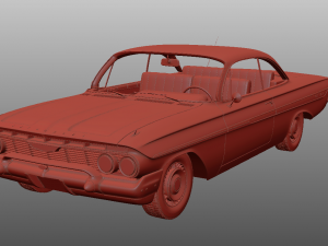 Chevrolet Impala 1961 3D मॉडल