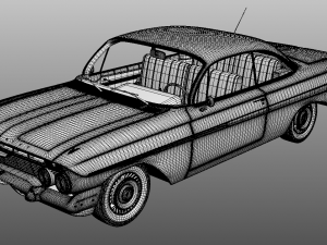 Chevrolet Impala 1961 3D मॉडल