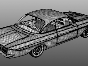 Chevrolet Impala 1961 3D मॉडल