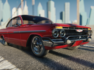 Chevrolet Impala 1961 3D मॉडल
