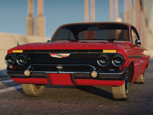 Chevrolet Impala 1961 3D मॉडल