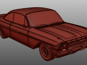 Chevrolet Impala 1961 3D मॉडल
