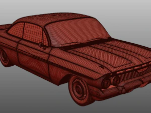 Chevrolet Impala 1961 3D Model