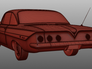 Chevrolet Impala 1961 3D मॉडल