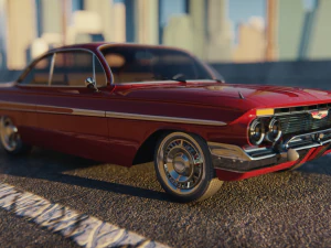 Chevrolet Impala 1961 3D Model