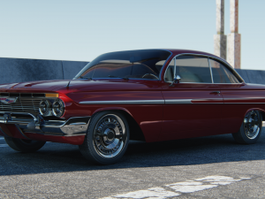 Chevrolet Impala 1961 3D मॉडल
