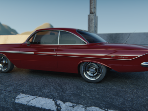 Chevrolet Impala 1961 3D मॉडल
