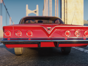 Chevrolet Impala 1961 3D मॉडल
