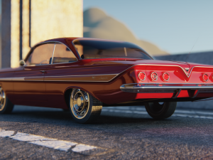 Chevrolet Impala 1961 3D मॉडल