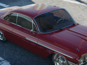 Chevrolet Impala 1961 3D मॉडल