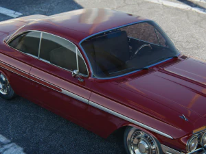 Chevrolet Impala 1961 3D Model