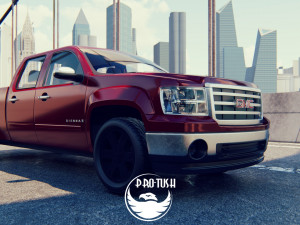 GMC sierra crew cab 2013 3D 模型