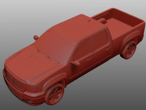 GMC sierra crew cab 2013 3D Model