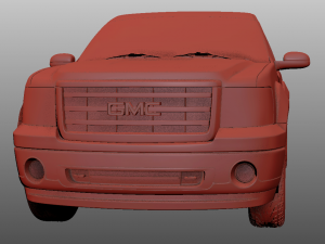 GMC sierra crew cab 2013 Model 3D