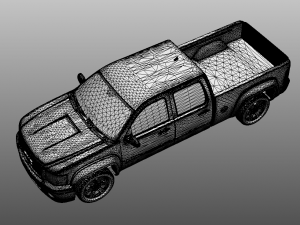 GMC sierra crew cab 2013 Model 3D