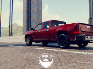 GMC sierra crew cab 2013 Model 3D