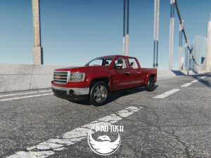 GMC sierra crew cab 2013 Model 3D