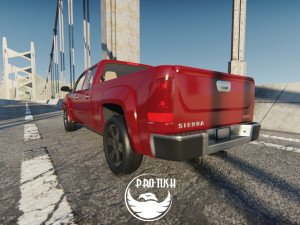 GMC sierra crew cab 2013 Model 3D