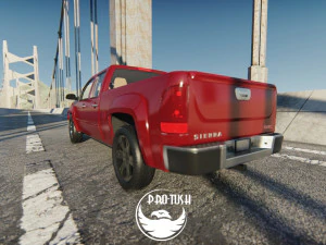 GMC sierra crew cab 2013 3D Model