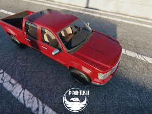 GMC sierra crew cab 2013 Model 3D