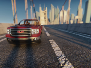 GMC sierra crew cab 2013 Model 3D