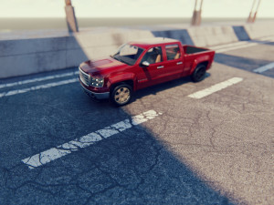 GMC sierra crew cab 2013 Model 3D