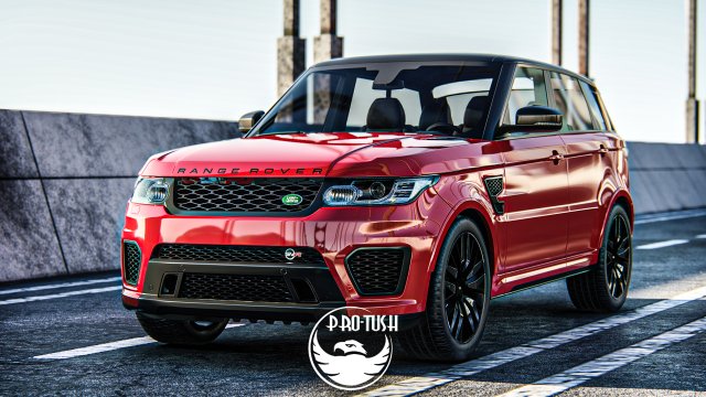 Rang Rover Sport SVR 2015 3D Model .c4d .max .obj .3ds .fbx .stl .blend 