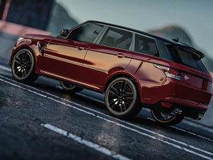 Rang Rover Sport SVR 2015 3D Model