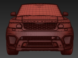 Rang Rover Sport SVR 2015 3D Model