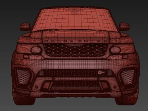 Rang Rover Sport SVR 2015 3D Model