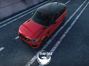 Rang Rover Sport SVR 2015 3D Model
