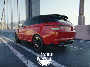 Rang Rover Sport SVR 2015 3D Model