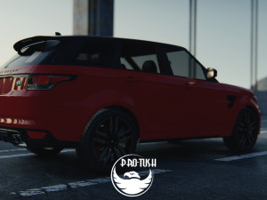 Rang Rover Sport SVR 2015 3D Model