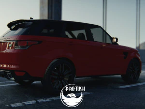 Rang Rover Sport SVR 2015 3D Model