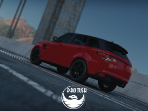 Rang Rover Sport SVR 2015 3D Model