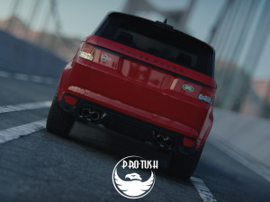 Rang Rover Sport SVR 2015 3D Model