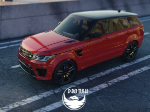 Rang Rover Sport SVR 2015 3D Model