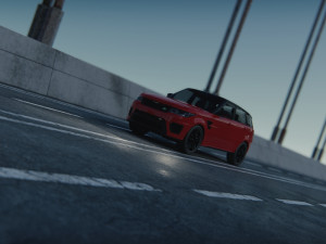 Rang Rover Sport SVR 2015 3D Model