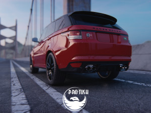 Rang Rover Sport SVR 2015 3D Model