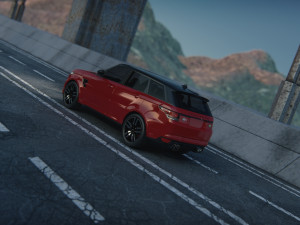 Rang Rover Sport SVR 2015 3D Model