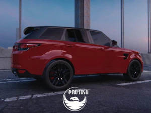 Rang Rover Sport SVR 2015 3D Model