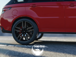 Rang Rover Sport SVR 2015 3D Model