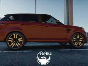 Rang Rover Sport SVR 2015 3D Model