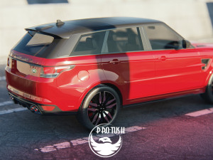 Rang Rover Sport SVR 2015 3D Model
