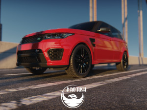 Rang Rover Sport SVR 2015 3D Model