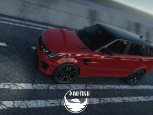 Rang Rover Sport SVR 2015 3D Model