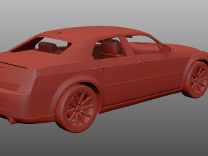 Chrysler 300C Sedan 2009 3D मॉडल