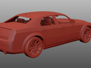 Chrysler 300C Sedan 2009 3D Model